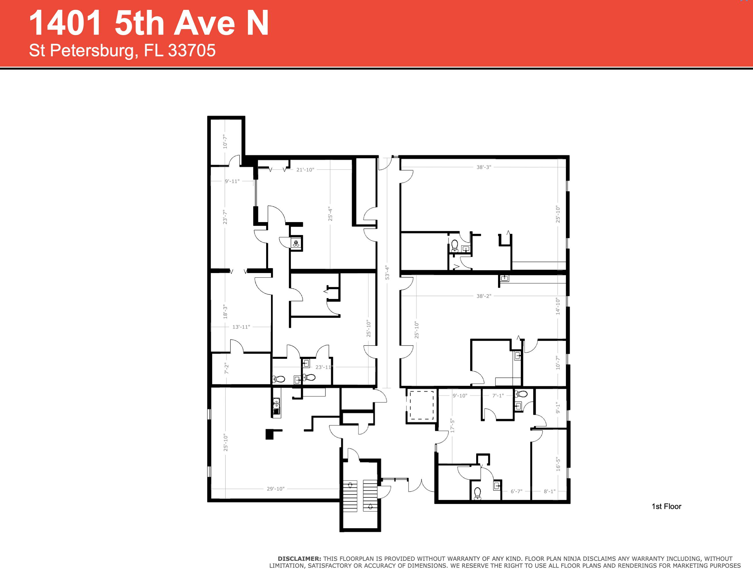 DOWNTOWN ST. PETERSBURG OFFICE/MEDICAL SPACE FOR LEASE!